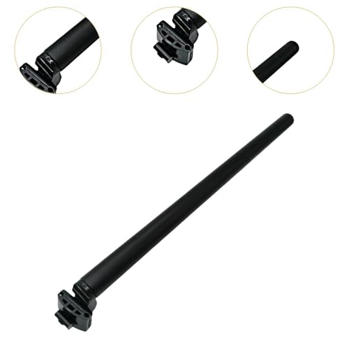 Mountain Bike Seatpost Aluminum Alloy for 33.9 mm Diameter Cycling Supplies Replacement Heavy Duty Lightweight Seat Tube Rod- Black