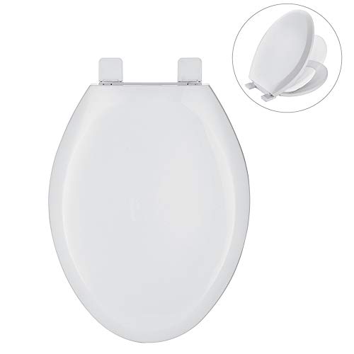 Toilet Seat, HOMELODY Elongated White Toilet Seat,...