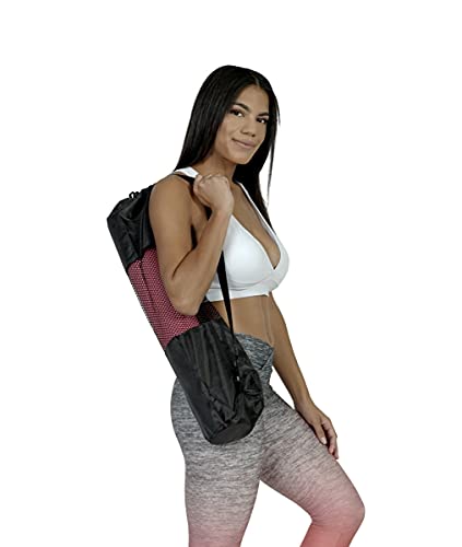 Asana Yoga Mat Bag with Adjustable Shoulder Straps, Black