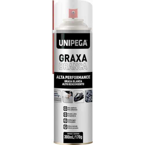 Graxa Em Spray De Alta Performance Lubrificação Branca 300ml