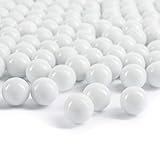 Galashield White Marbles for Vases | Glass Marbles Bulk Vase Fillers | Glass Beads for Vases, Round Marble 5lb, (Approx. 400 pcs)