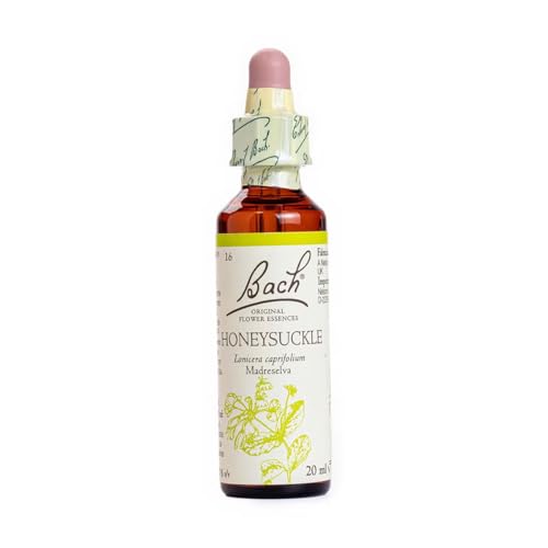 Bach - Flor de Bach Honeysuckle, Complemento Alimenticio, con Extracto de Flores de Madreselva, Uva de Alc 27% Vol, Ayuda a Gestionar las Emociones Cuando Se Quiere Vivir el Presente - 20 ml