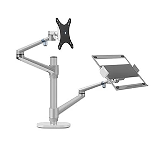 Soporte de Escritorio ergonómico con movimiento completo para teletrabajo eficiente
