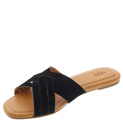 Preisvergleich Produktbild UGG Damen W Carey Flip Sandale, Schwarz, 39 EU