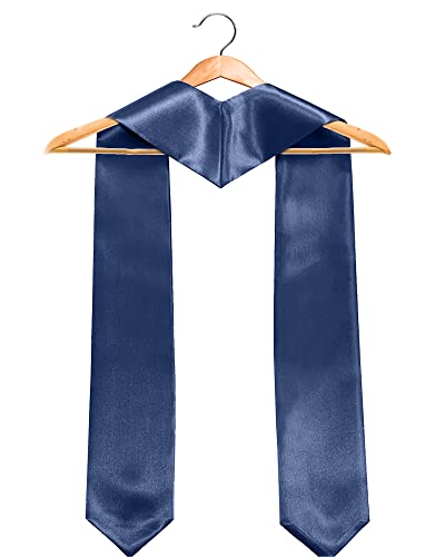 Image of Graduation Stole Honor Stole Plain Sash 60 inch Long for Graduation Ceremony and Graduation Photos