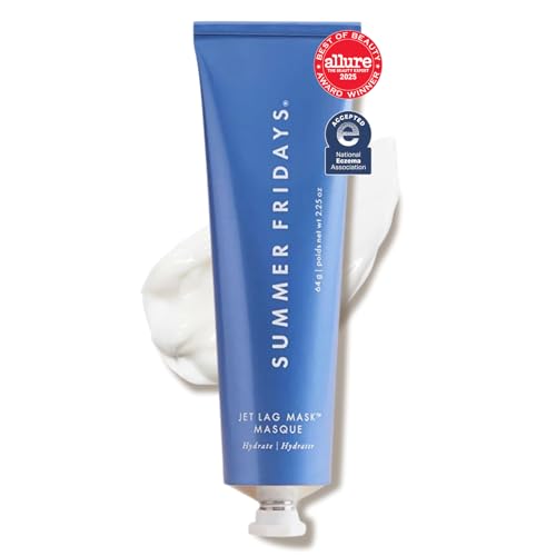 Summer Fridays Jet Lag Mask - Hydrating Face Moisturizer + Mask - Enriched with Hyaluronic Acid,...