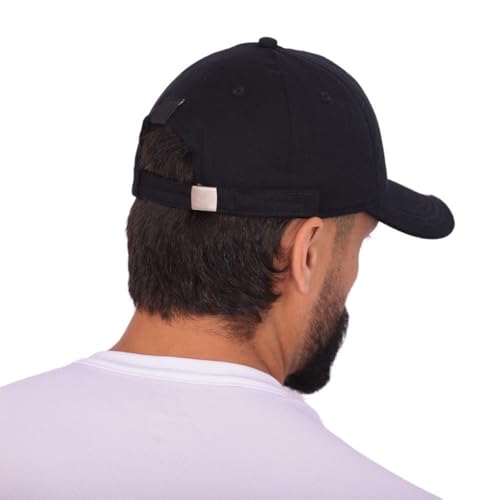 Boné Aba Curva Curvada Resina Premium Liso Masculino Dad Hat Strapback Ajustável Fitão (BR, Alfa, Ún