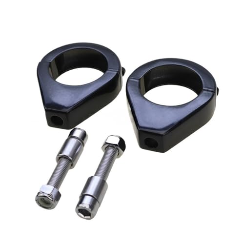 Soporte barra luz moto abrazaderas horquilla reubicación de intermitentes custom 39mm 41mm 49mm