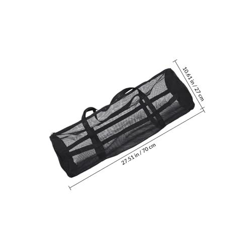 Bolsa de malla para baloncesto KICHOUSE de 70x27 cm con doble correa para gimnasio 2