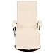 Produktbild Tidyard Elektrischer Massagesessel Kunstleder Cremeweiß Massage/Television/Relaxation Chair with Heater
