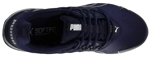 PUMA PUMA Men's Voltaic Evo Cross Training Shoes, Navy-White-Silver, 11.5