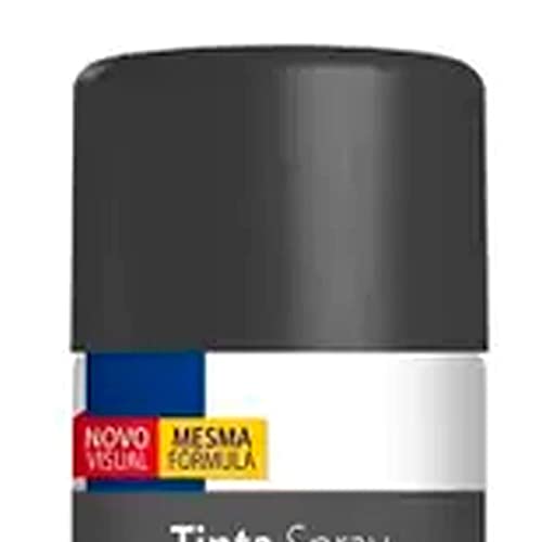 Tinta Spray Uso Geral Preto Brilhante 400ml Chemicolor