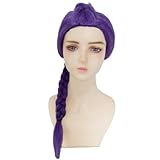 Cosplay Perücke Für Kinder – Anime Demon Cosplay Perücke Für Damen Und Herren, Lila Zöpfe Realistische Halloween-Cosplay-Requisite Für Halloween Karneval