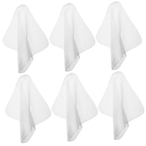 KICHOUSE 6pcs Cotton Filter Strainer Unbleached Muslin Cloths Kitchen Cheese Cloth Tofu Staining Kitchen Yogurt Accessories
