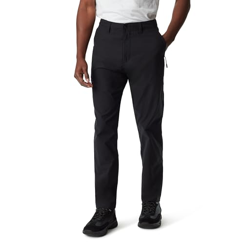 BASS OUTDOOR Men's Traveler Midrise Front Zipper Fly Straight Leg Pant Standard