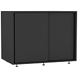 URBNLIVING Moderner 2-türiger Schiebetürenschrank Schrank Schrank Aufbewahrungsschrank Organizer...