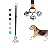 SVD.PET Hundetürklingel mit Aufhängering, Hundeglocken zum Hinausgehen für das Töpfchentraining, kann an Türknauf oder überall in der Nähe der Tür befestigt werden, höhenverstellbar, laute Jingle