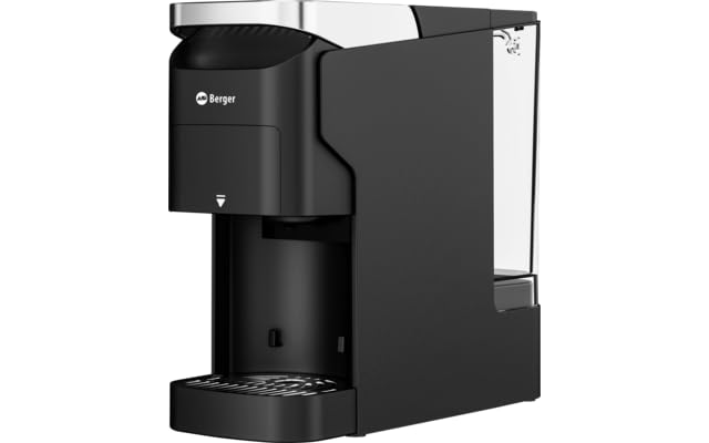 BERGER Camp&Brew Camping Kaffeemaschine | 3in1 für Kapseln & Pulver