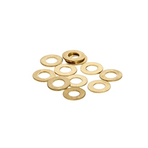 MroMax 20PCS Copper Flat M18 Round Ring 34mm OD 18mm ID 3mm Thick Washer Oil Brake Line Seal, M18*34*3mm 20Pcs - Image 4