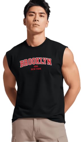 Image of JUARI BE A GENTLEMAN Men's Sleeveless Tank Top Premium Cotton Blend Muscle Fit Gym Vest | Casual Summer Shirt | Breathable & Lightweight Fitness Wear for Gym, Running & Daily Use