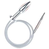 2-in-1 Dilator Harnröhre + Analplug Analdusche（mit 970mm Katheter Harnröhre Mann),Dilator Harnröhre Edelstahl Hohl,Hohl Anal Plug,Klistier Buttplug,Analdusche Frau Herr,Einlauf zur Darmreinigung (A-L)