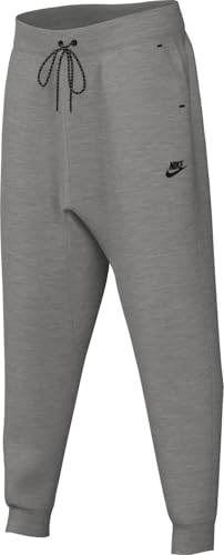Nike Sportswear Tech Fleece Big Kids' Joggers (HV5869-063, Dark Grey Heather/Black/Black)