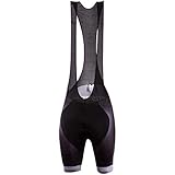 HOCHWERTIGE MATERIALEN & HOHE QUALITÄT - Diese Herren Fahrrad-Trägerhose hat eine optimale Zusammensetzung aus 88% Polyester und 12% Elasthan. Es ist extrem strapazierfähig und verformt sich nicht