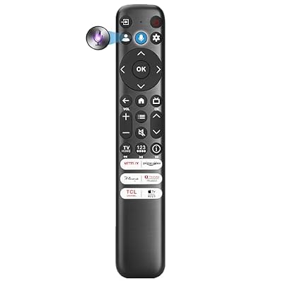 B BraiNice Universal Remote for All TCL TV Remote Replacement, Motion Backlit, Voice Control & Bluetooth, for Google Smart TV, TCL-Smart and Android TVs 2026-2016