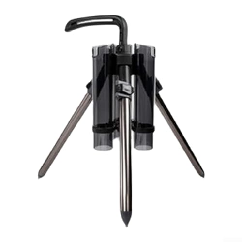Trépied aluminium de pêche pliable compact pour cannes multiples et transport - 7