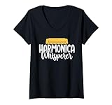 Photo Gallery donna armonica whisperer maglietta con collo a v Photo Gallery donna armonica whisperer maglietta con collo a v