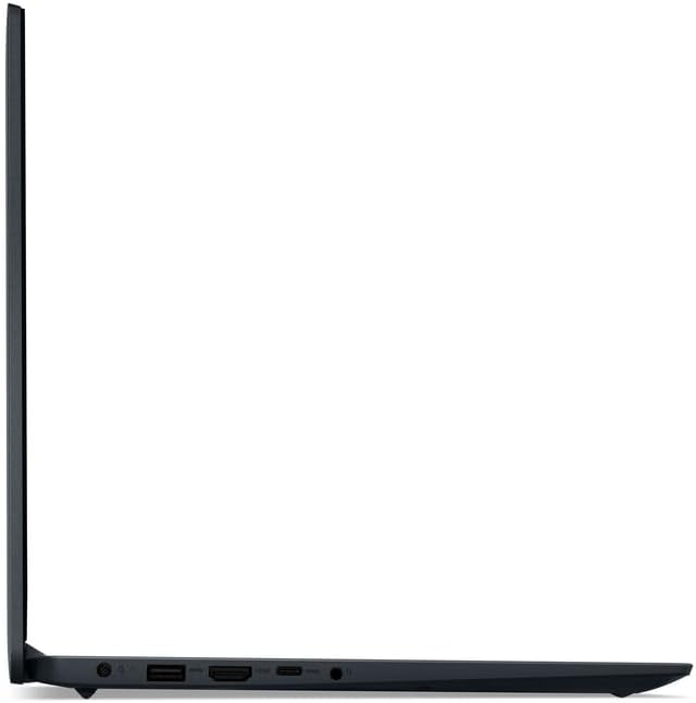 Lado izquierdo view of Lenovo IdeaPad laptop showing ports