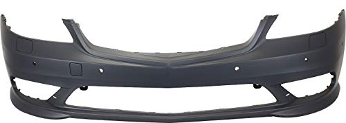 New Aftermarket Front Bumper Cover Primed Compatible With Mercedes Benz