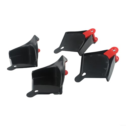 Reibungslose Bewegung Auto-Schlauchführungen Keil, verhindert Schlauch- und Kabelunterbrechungen (schwarz)