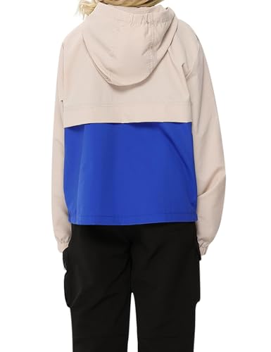 Kids Packable Waterproof Hooded Rain Jacket - Lightweight and Windproof - Size 3-12 Years3