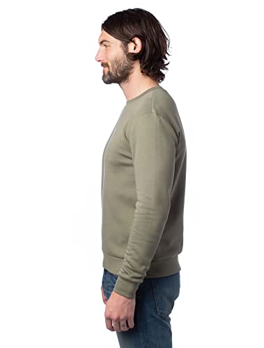 Alternative Men's Sweatshirt, Eco-Cozy Pullover Lightweight Fleece Crewneck3