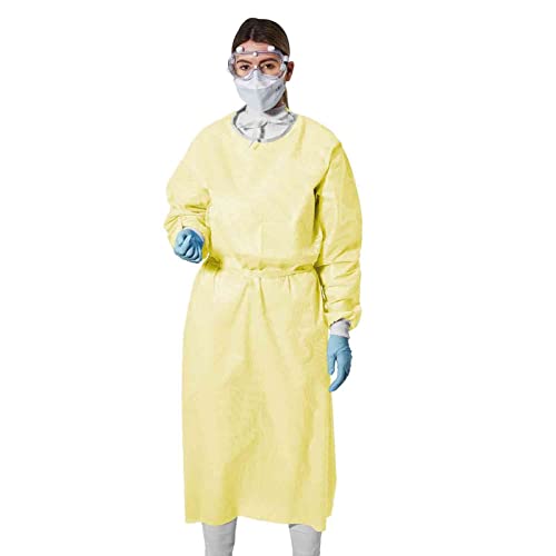 Blouse jetable EN 13795 jaune contre risques contamination