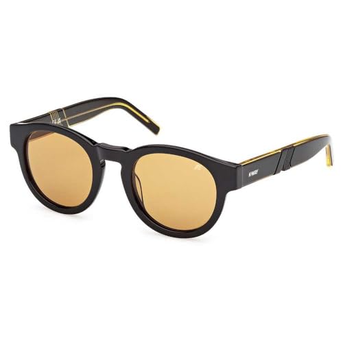 Lunettes de soleil Marcolin Kw0008 noir brillant pour vos terrasses et trajets quotidiens