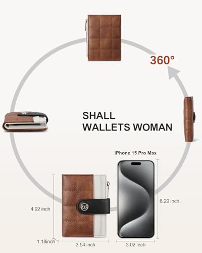 BOSTANTEN Quilted Crossbody Bags for Women ＆ Credit Card Holder Wallet RFID Blocking4