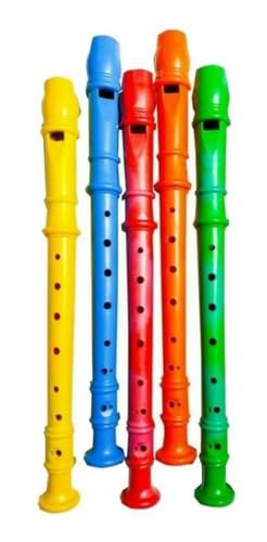 Kit 5 Instrumentos Infantil Violão Pandeiro Flauta Tambor Brinquedo