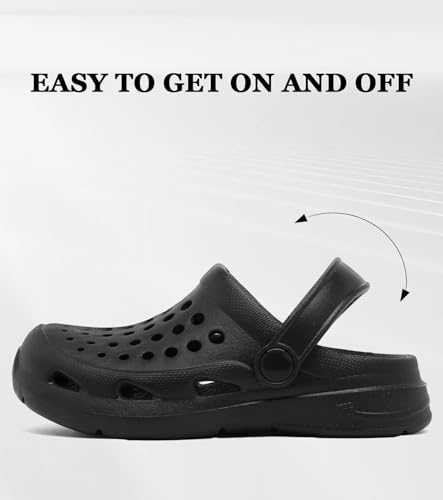 Image of Kids Girls Boys Clogs Garden Shoes Toddler Slip on Sandals Children Water Shower Beach Pool Slippers