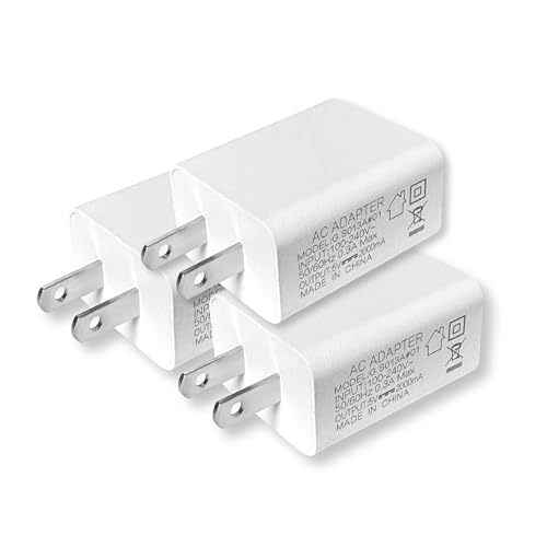 3 Pack 5V 2A USB Cam Power Adapter for Outdoor Wyze Nest cam Kasa Google Nest Blink Mini Pan Arlo Ring Stick Cam Ring Spotlight YI Dome Furbo Dog Dropcam Security Camera Wall Charger Charging Cable