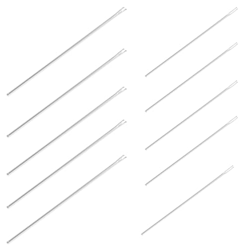 LALAFINA 10pezzi Strumento Per Ricrescere Capelli Per Bambini Trame Capelli Parrucche Aghi Fai Da Te Per Bambini Radicare Tessuti Strumenti Per Parrucche in Pizzo e Toupet