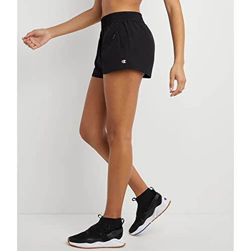 Champion Womens 3" City Sport Eco Shorts, Black, X-Small Us #TOP2