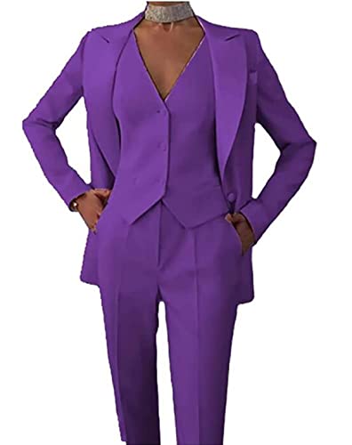 Business Women Suits 3 Piece Office Suit Set Slim Fit Blazer Vest Pants for Women3
