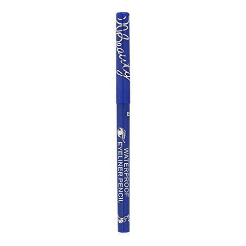 Waterproof Long Lasting Twist Up Creamy Pigmented Eyeliner Pencil - BLUE