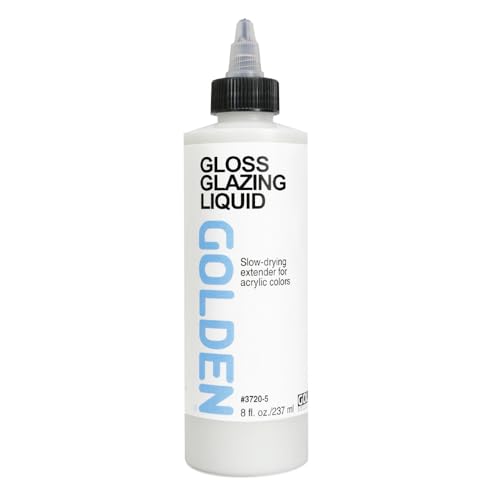 Pro-Art Mediums Golden Acrylic Gloss Glazing Liquid-8 oz
