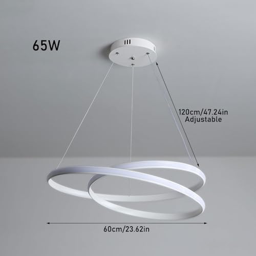 Suspension LED YangRy 120cm à intensité variable avec câbles de suspension ajustables - 5