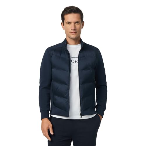Image of Hackett Sonic Hybrid Full Zip Sweatshirt L Blue