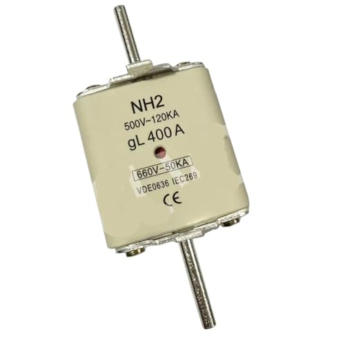 Fusible cerámico de cuchilla NH2 400A para protección segura a 500V