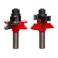 REDS Y80810-8 Chair Rail Molding Router Bit – 2" Wide, 1/2" Shank, Carbide Tipped